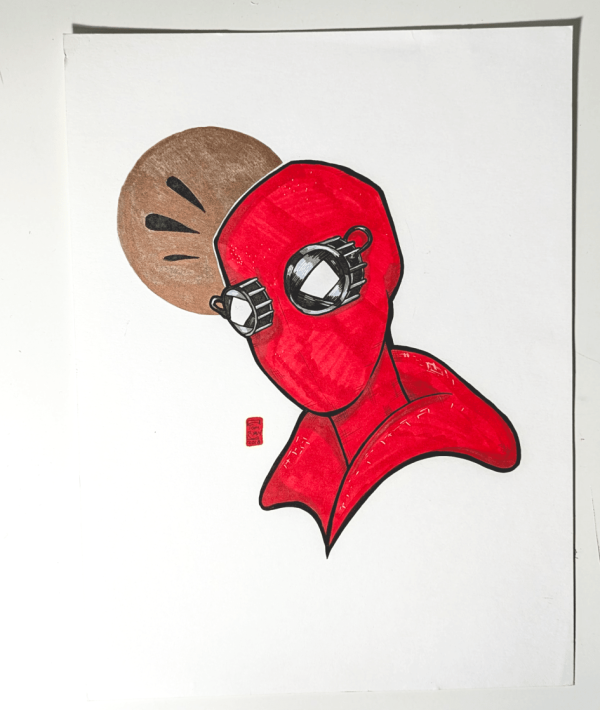 Image for Spidey Head Sketch