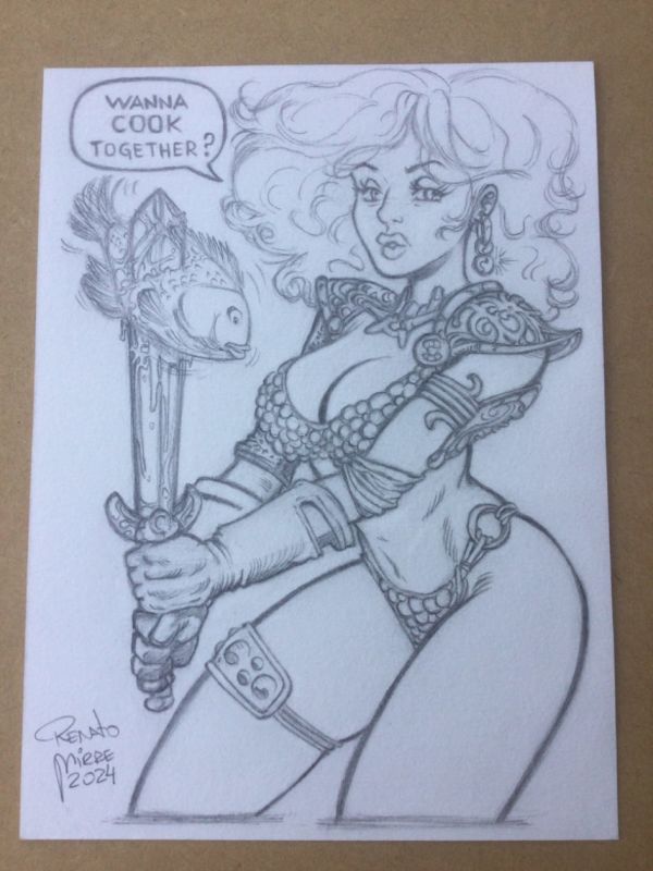 Image for Red Sonja (Wanna Cook Together?) by Renato Mirre Arttrober