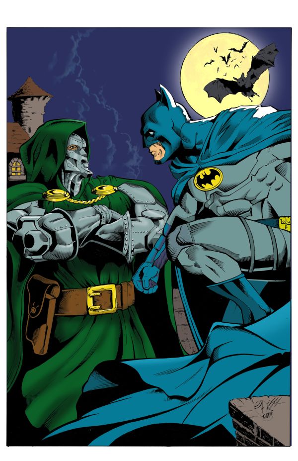 Image for **PRINT** Batman & Dr. Doom
