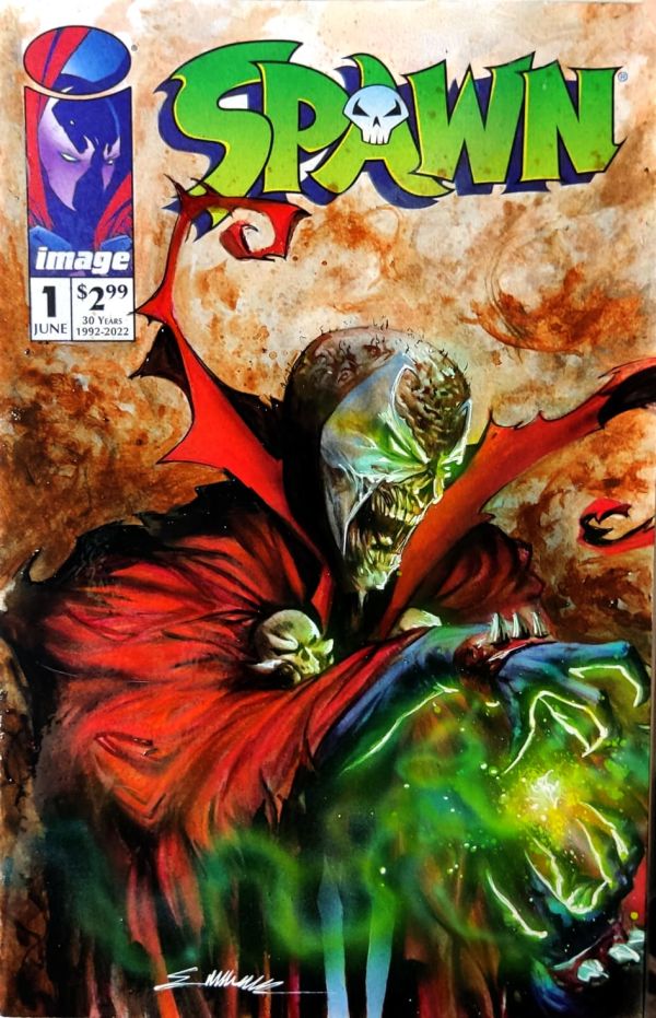 Image for Spawn sketch cover Acrylic Painting by Manu Silva