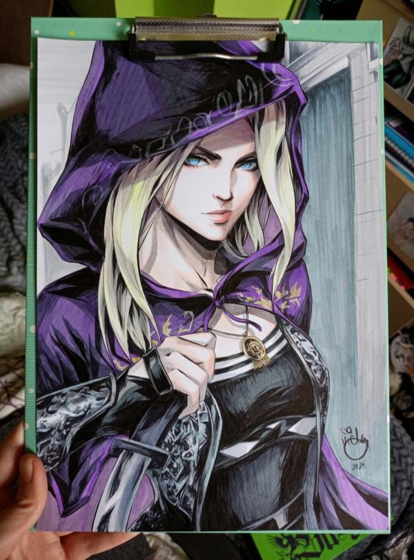 Image for OCTOBER ART CHALLENGE - Celaena Sardothien 