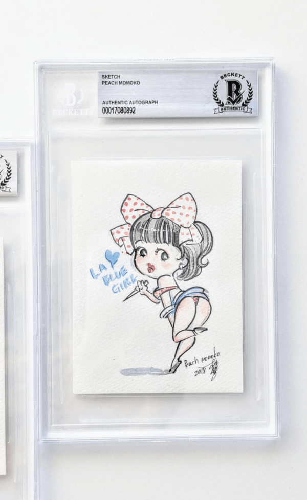 Image for Peach Momoko - Miko Mido La Blue Girl Beckett Authenticated