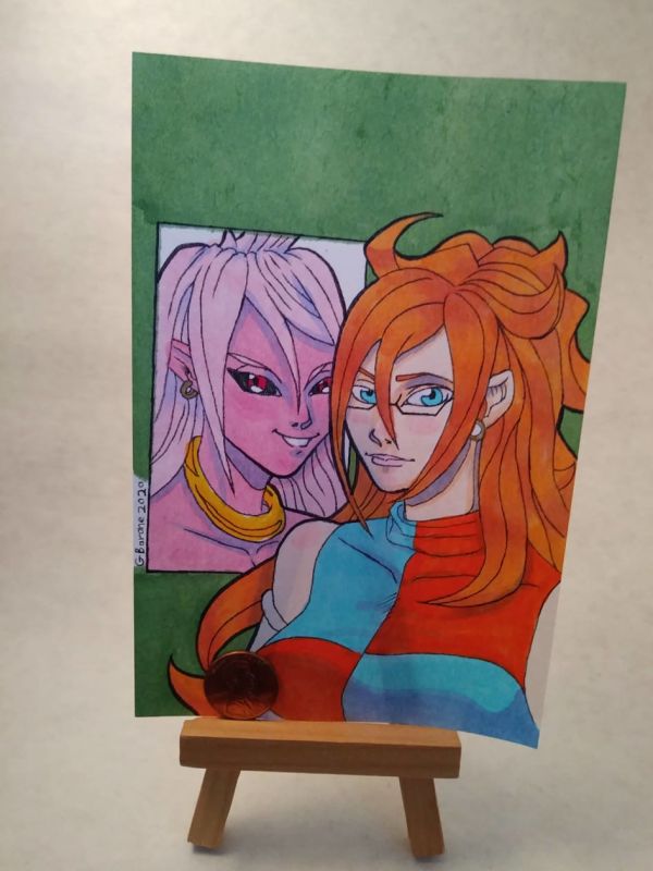 Image for Android 21 Post Card Head Shot