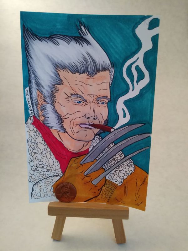 Image for Old Man Logan Post Card Head Shot