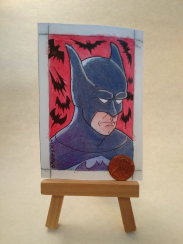 Image for Batman mix media head shot