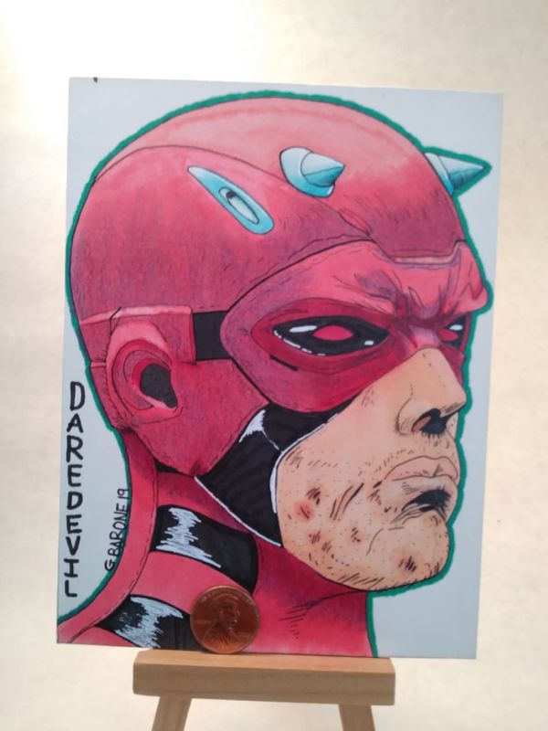 Image for Card Stock Head Shot of Dare-Devil