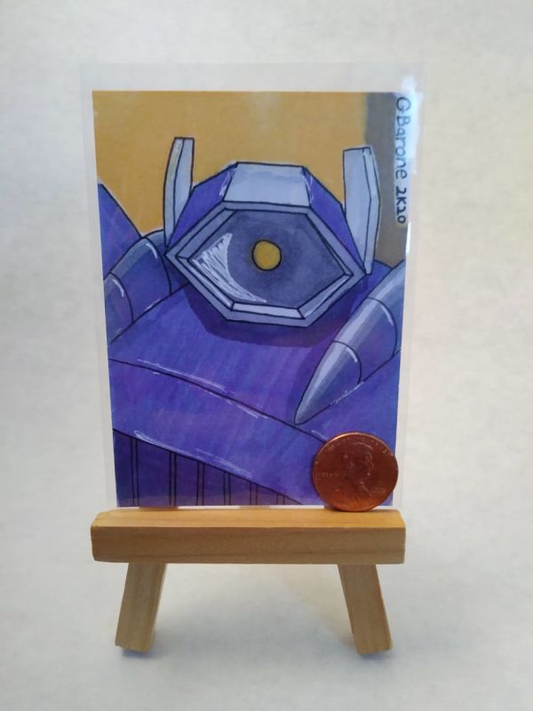 Image for Sketch Card head shot of Soundwave