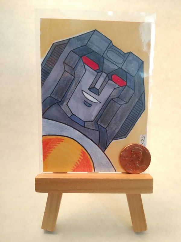Image for Sketch Card head shot of Starscream