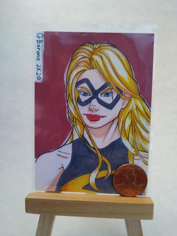 Image for Sketch Card Head Shot of Ms.Marvel