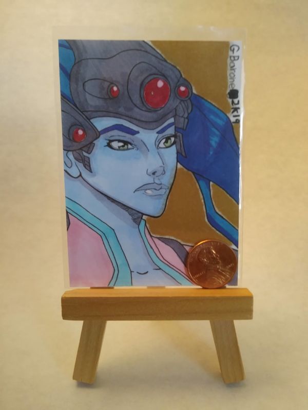 Image for Sketch Card Head Shot of Widow-Maker