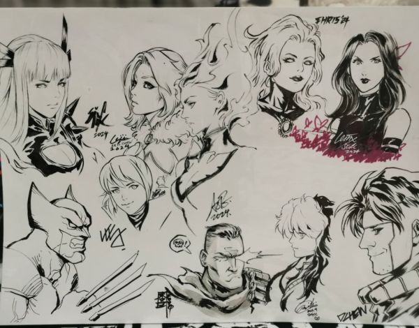 Image for Xmen Artgerm Family artjam