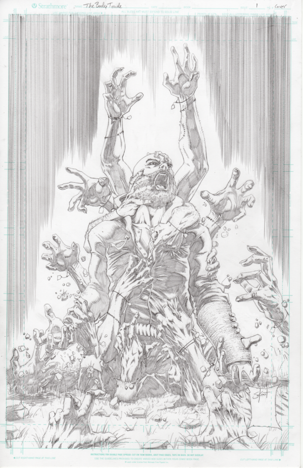 Image for The Body Trade variant cover Pencils by Skoot