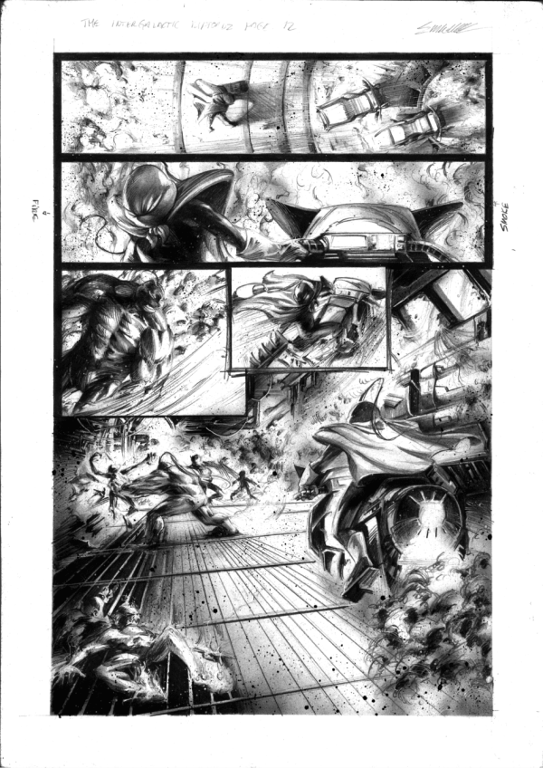 Image for The Intergalactic Riptoadz page 12 - ART by Manu Silva