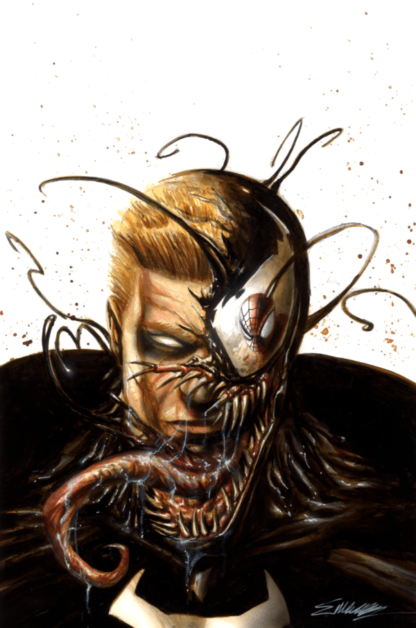 Image for Eddie Brock/ Venom Acrylic Painting by Manu Silva