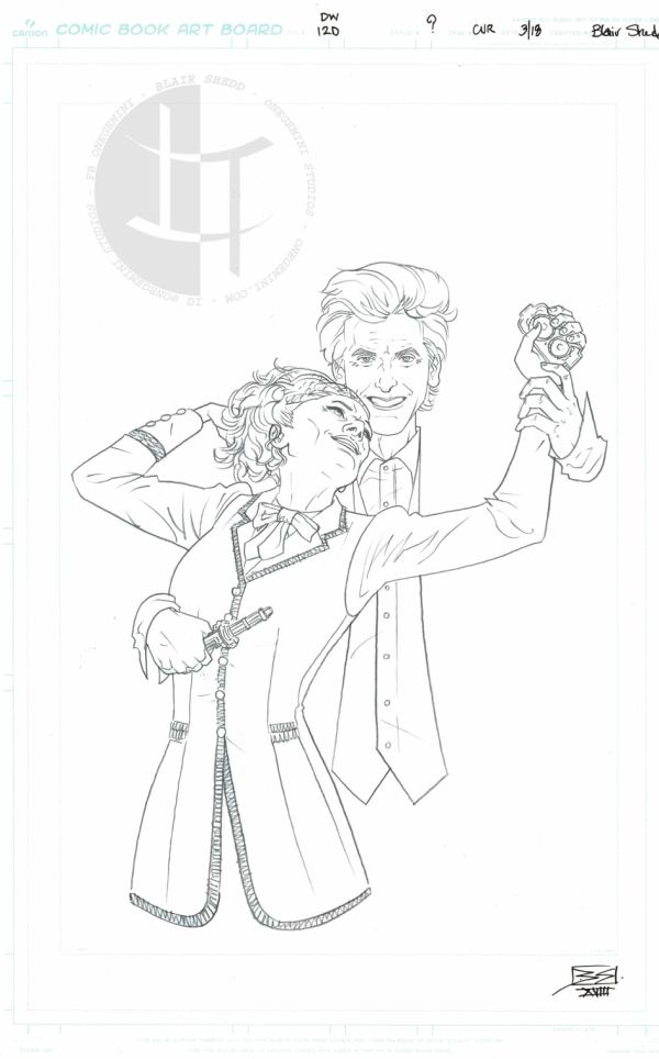 Image for Doctor Who/ Missy #4 Original Penciled Cover by Blair Shedd