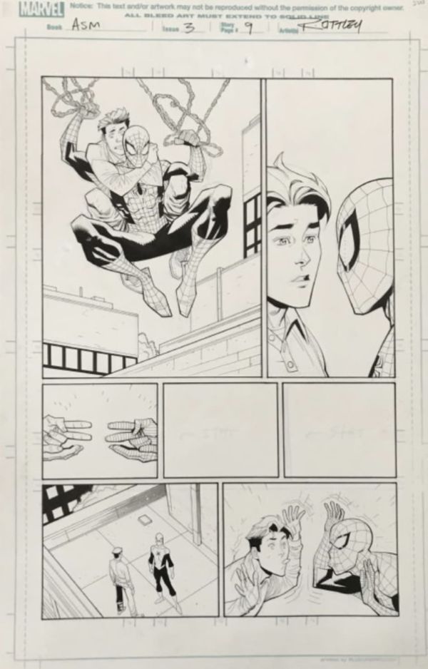 Image for Amazing Spider-Man issue 3 (804) page 9. Pencils & inks by Ryan Ottley