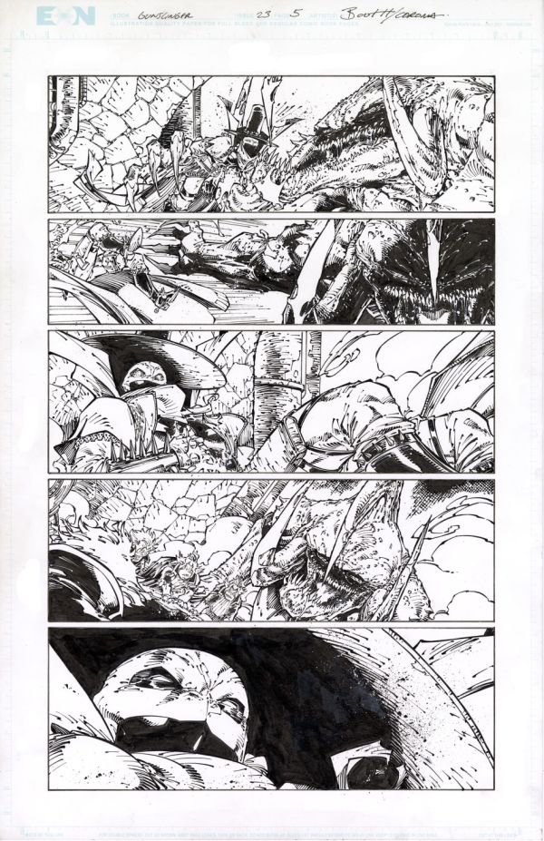 Image for Gunslinger Spawn #23 Page #5 Original Art