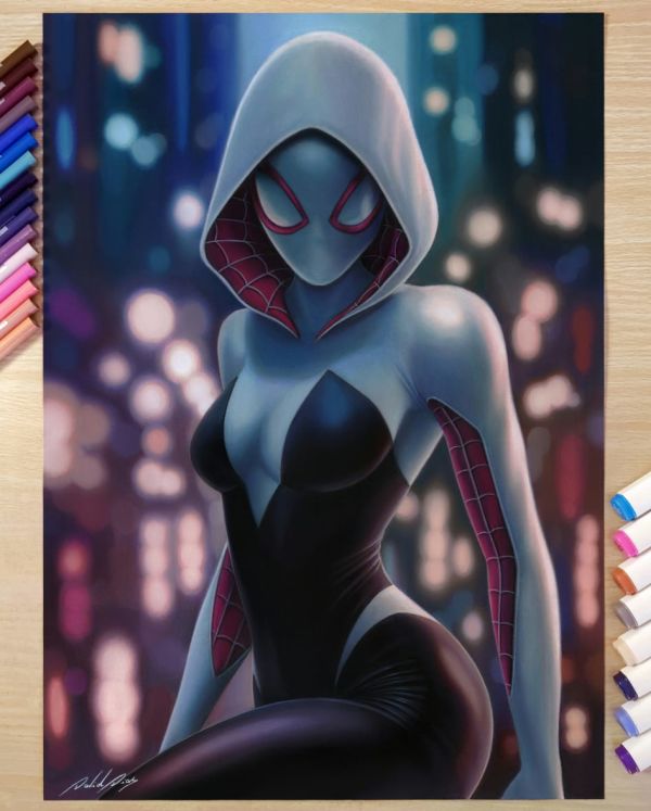 Image for Spider Gwen - Original Artwork by David Dias 