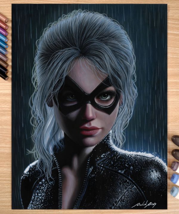 Image for Black Cat - Original Artwork by David Dias 