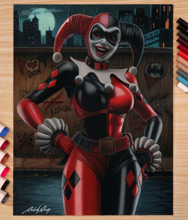 Image for Harley Quinn - Original Artwork by David Dias 