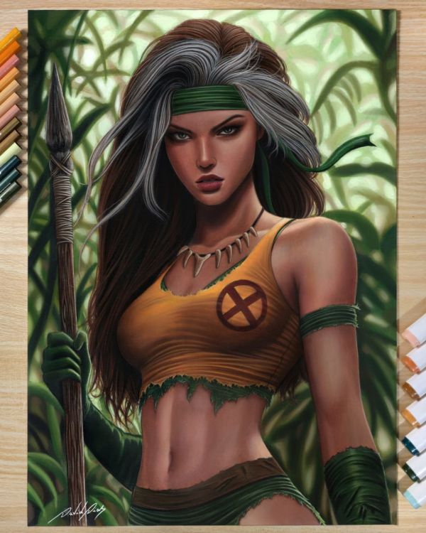 Image for Savage Land Rogue - Original Artwork by David Dias 
