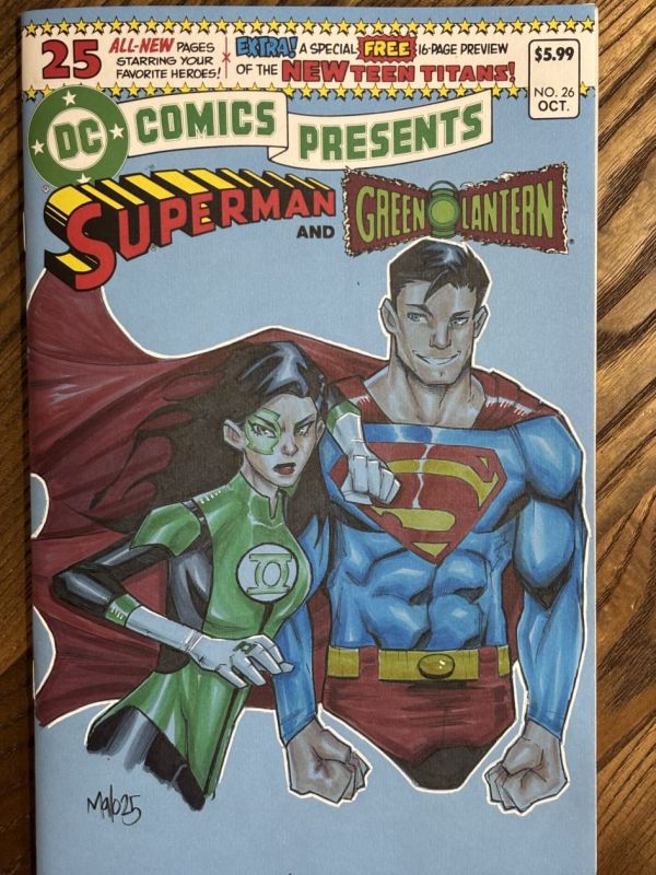 Image for Superman & Jessica Cruz sketch cover (Malo)