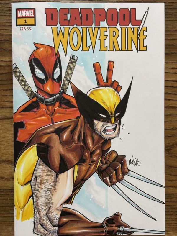 Image for Wolverine & Deadpool sketch cover (Malo)