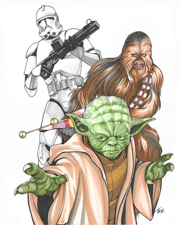 Image for Yoda      11X14in