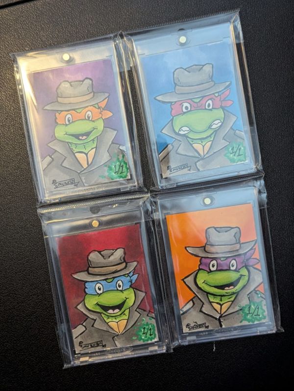 Image for TMNT turtles in disguise sketch card set