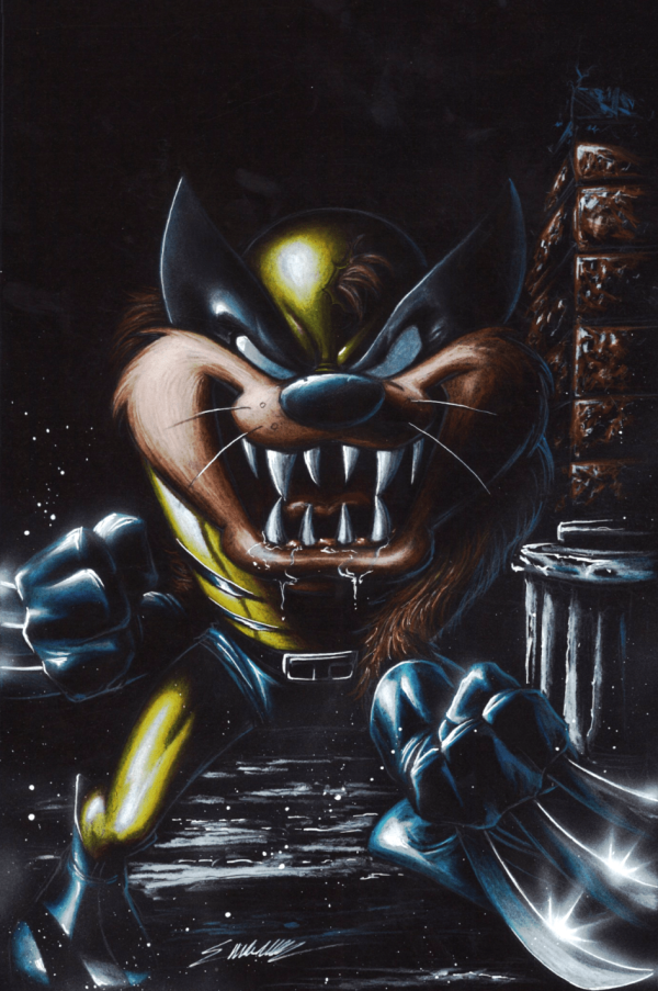 Image for Tazverine Art on Black paper by Manu Silva 