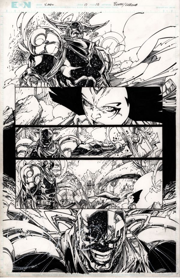 Image for Xmen Original Art by Brett Booth & Adelso Corona 