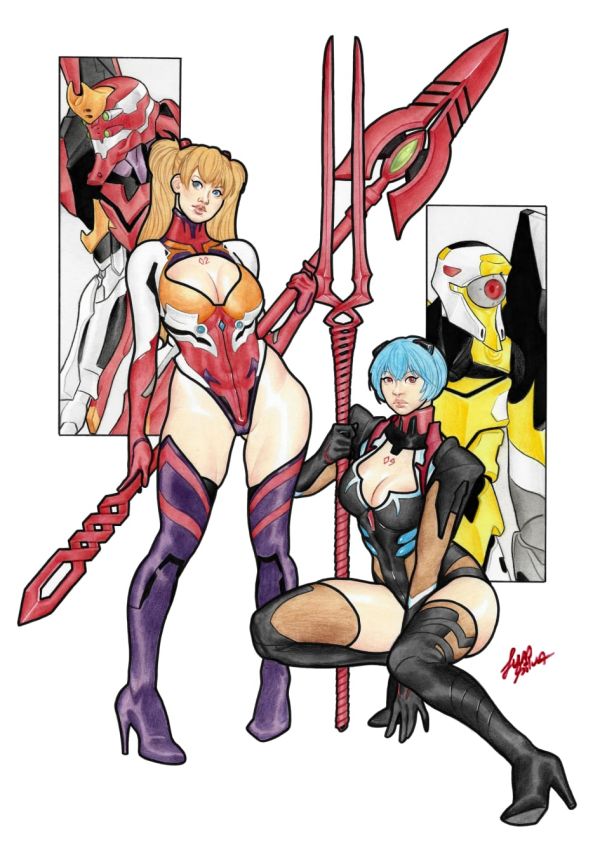 Image for Asuka Langley Soryu and Rei Ayanami
