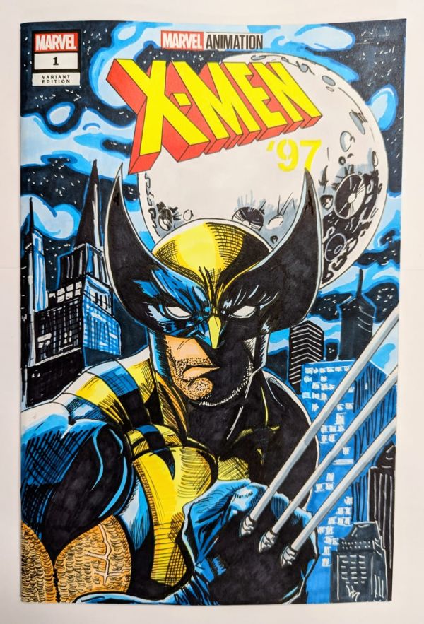 Image for Original Wolverine Sketch Art X-Men 97 #1 3rd Print Comic Book Blank