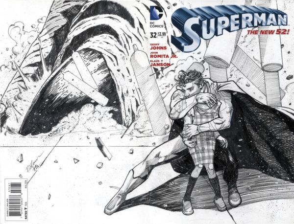 Image for Superman New 52 sketch cover