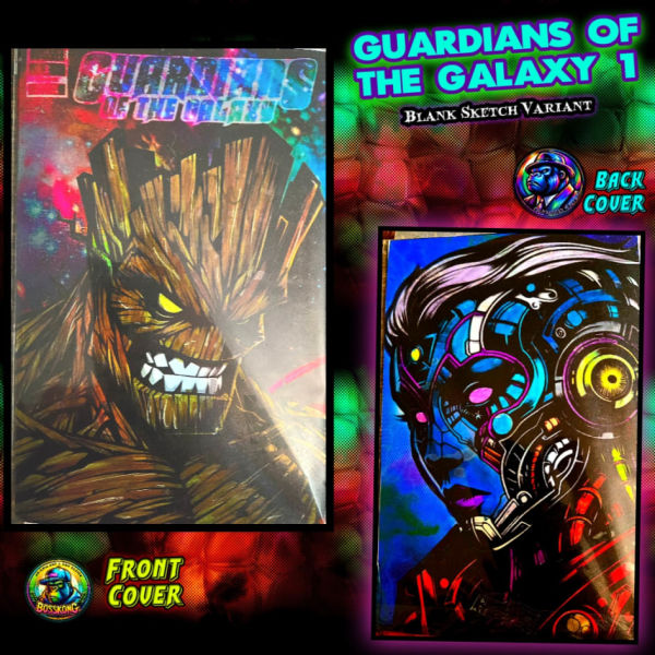 Image for Guardians of the Galaxy #1 - Hand-Drawn Sketch Cover by Bosskong - One-of-a-Kind Art