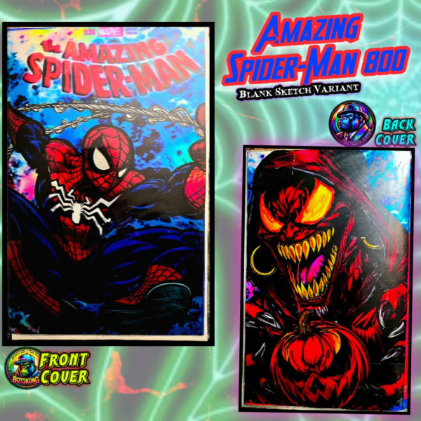 Image for Amazing Spider-Man #800 Custom Sketch Cover – BossKong Exclusive – One-of-a-Kind Art!
