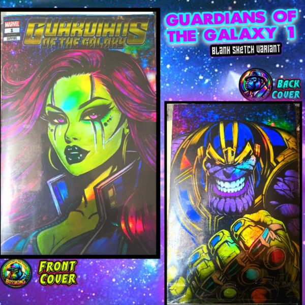 Image for Guardians of the Galaxy #1 - Exclusive BossKong Variant Cover - Custom Holo Foil Art!