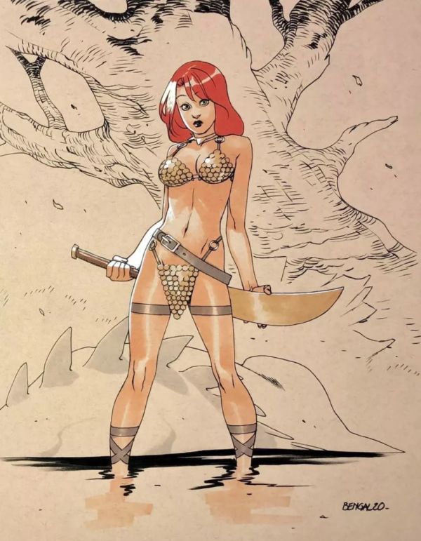 Image for Red Sonja Original Art Bengal