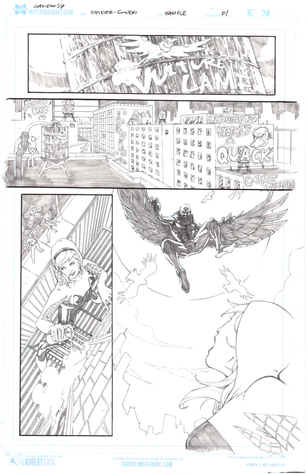 Image for Spider-Gwen vs Vulture (1/4)