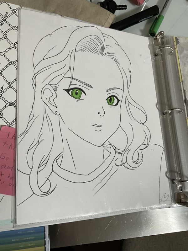 Image for Green eyed girl 