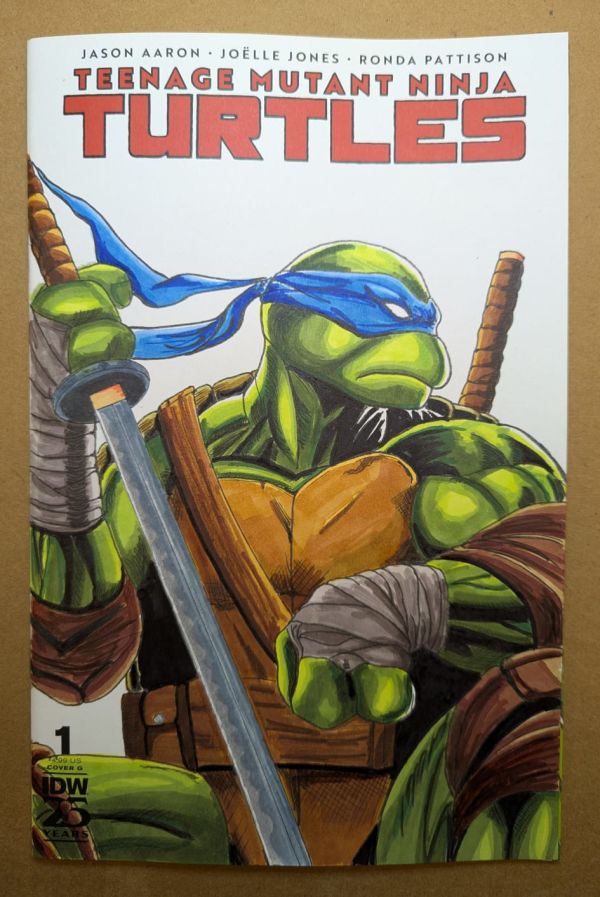 Image for Leonardo Teenage Mutant Ninja Turtles on TMNT Black