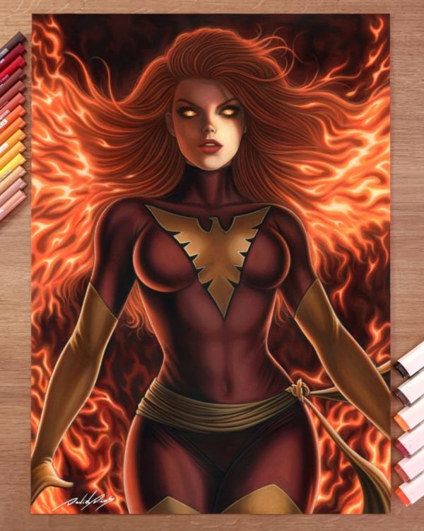 Image for Dark Phoenix - Artwork by David Dias 