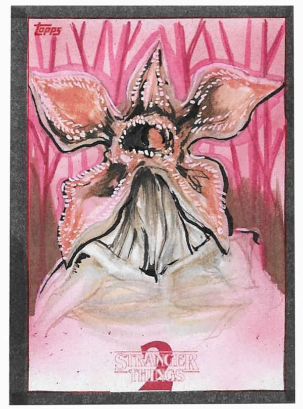 Image for Stranger Things Demogorgan Sketch Card