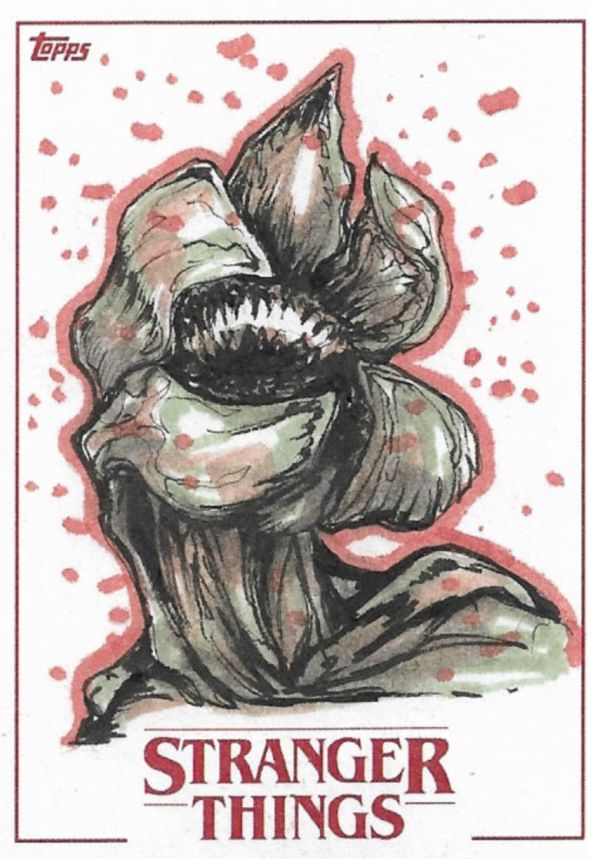 Image for Stranger Things Demogorgan Sketch Card