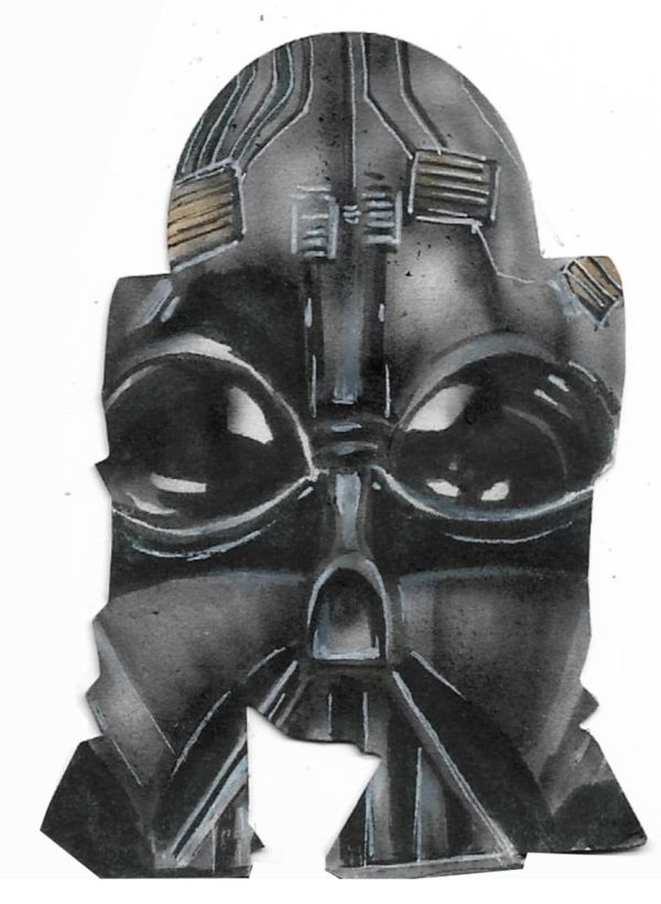 Image for Darth Vader Shape Sketch Card