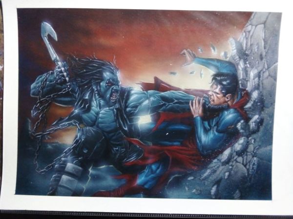 Image for LOBO vs SUPERMAN 