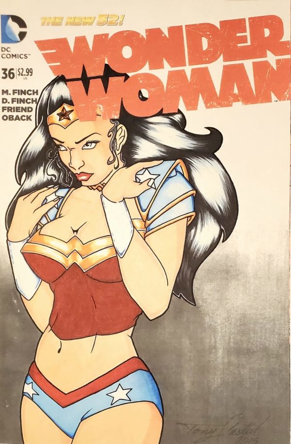 Image for Wonder Woman new 52 cover variant art