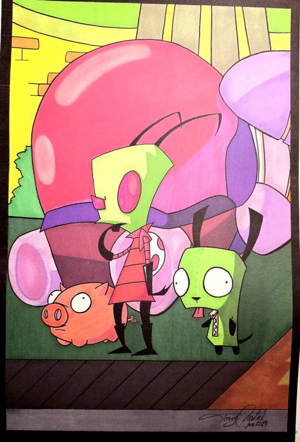 Image for Invader Zim, Gir and Piggy