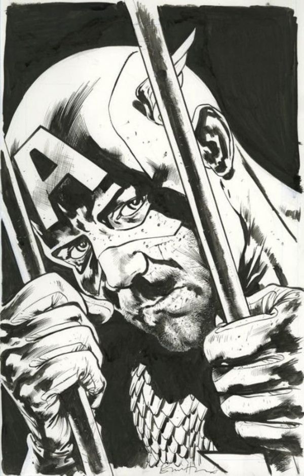Image for Captain America Unpublished by Bryan HITCH