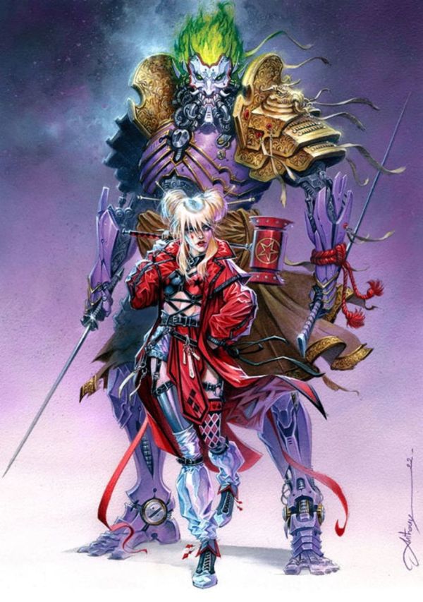 Image for Harley Quinn Cyberpunk Samurai by Anthony JEAN